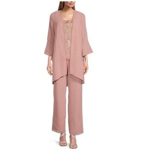 3 piece duster pant set